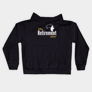 My (Golf) Retirement Plan Funny Kids Hoodie